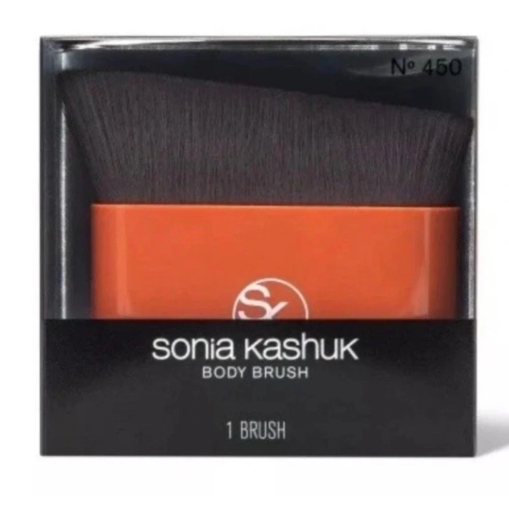 Sonia Kashuk No 450 Body Brush Angled Synthetic Fiber Makeup Tool‎ New